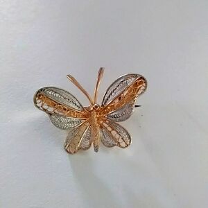 800 silver butterfly pin/brooch